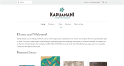 Desktop Screenshot of kapuanani.com