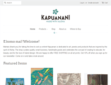Tablet Screenshot of kapuanani.com